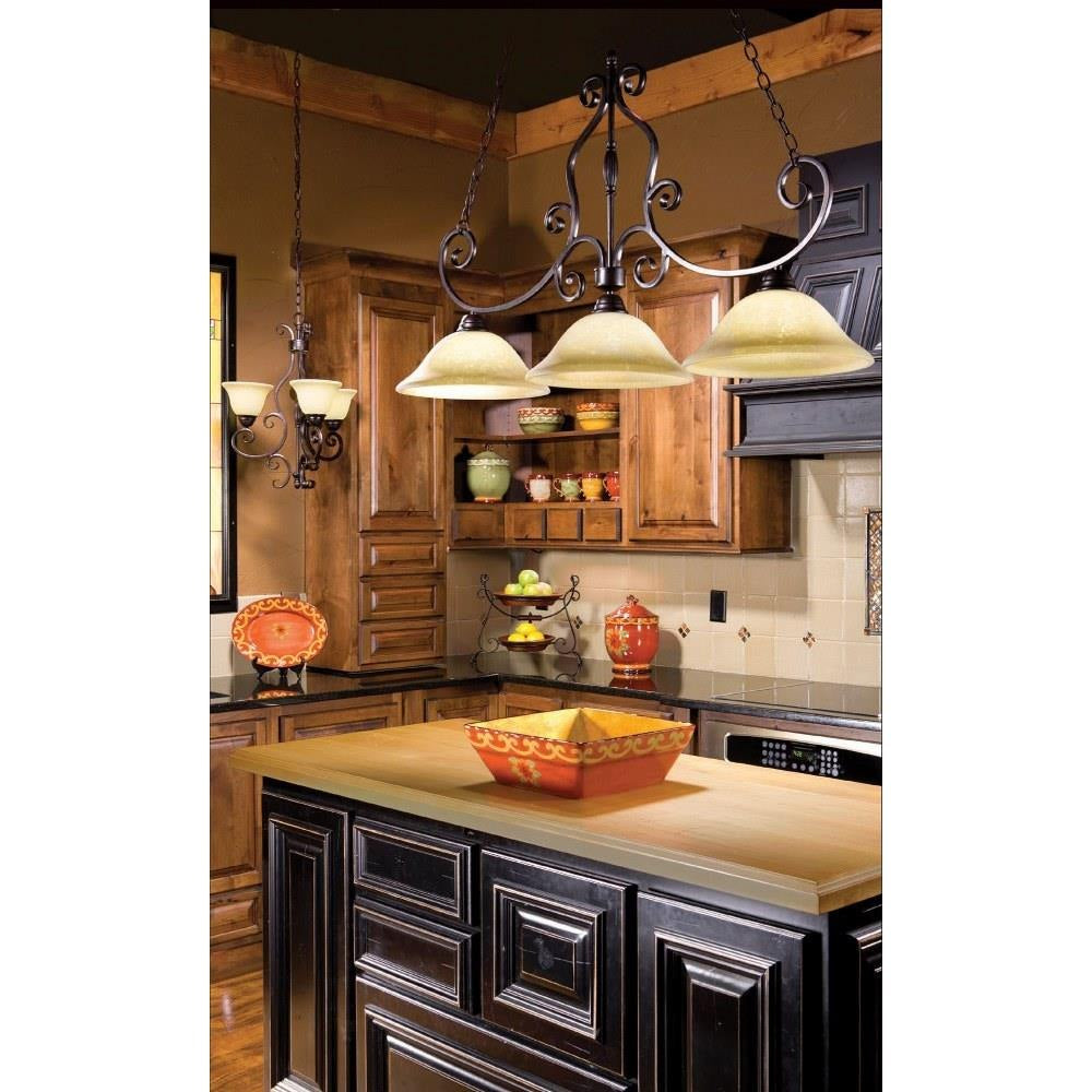 Maxim Lighting 12213FIOI Manor Collection Bath Vanity Wall Light - Kitchen Lifestyle Scene