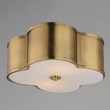 Maxim Lighting 12247WTPN Clover Flush Mount Ceiling Light - Side View