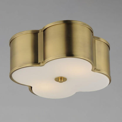 Maxim Lighting 12247WTPN Clover Flush Mount Ceiling Light - Angled View