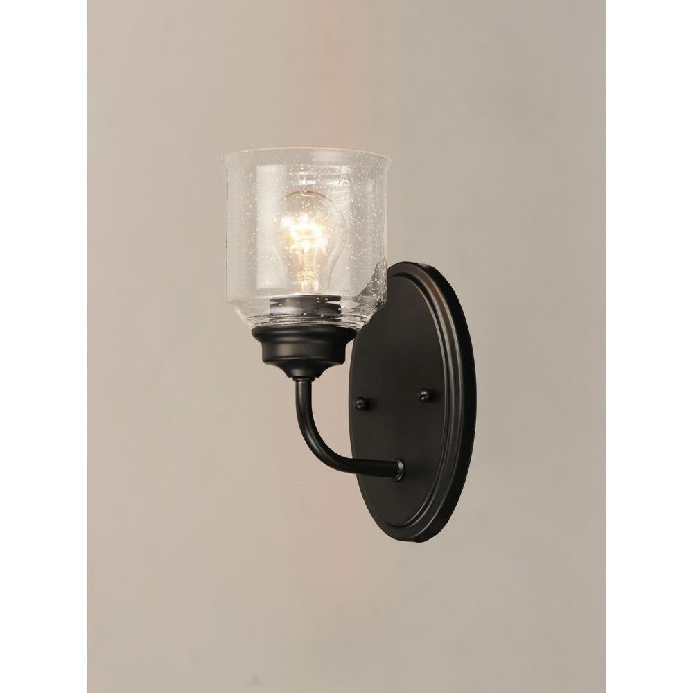 Maxim Lighting 12261CDSN Acadia 1 Light Bath Vanity Wall Sconce Lifestyle View