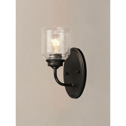 Maxim Lighting 12261CDSN Acadia 1 Light Bath Vanity Wall Sconce Lifestyle View