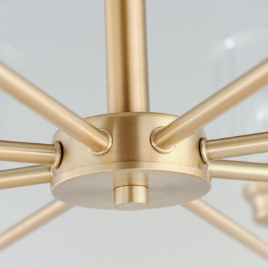 Maxim Lighting 12268CDHR Acadia Chandelier Center Hub Detail