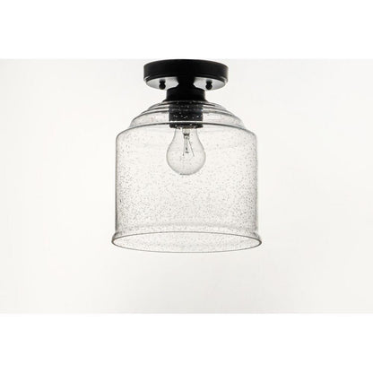 Maxim Lighting 12270CDBK Acadia Semi-Flush Mount Angled View