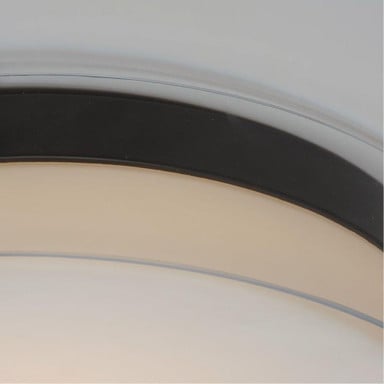 Maxim Lighting 12284CLSWSN Duo Flush Mount Top Ring Detail