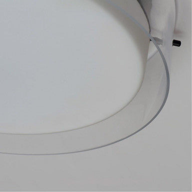 Maxim Lighting 12284CLSWBK Duo LED Flush Mount - Bottom Shade Detail