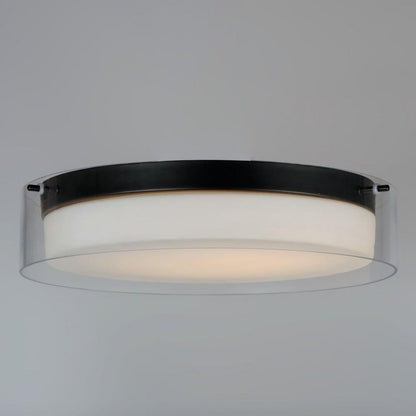 Maxim Lighting 12286CLSWSN Duo LED Flush Mount Ceiling Light - Installed View