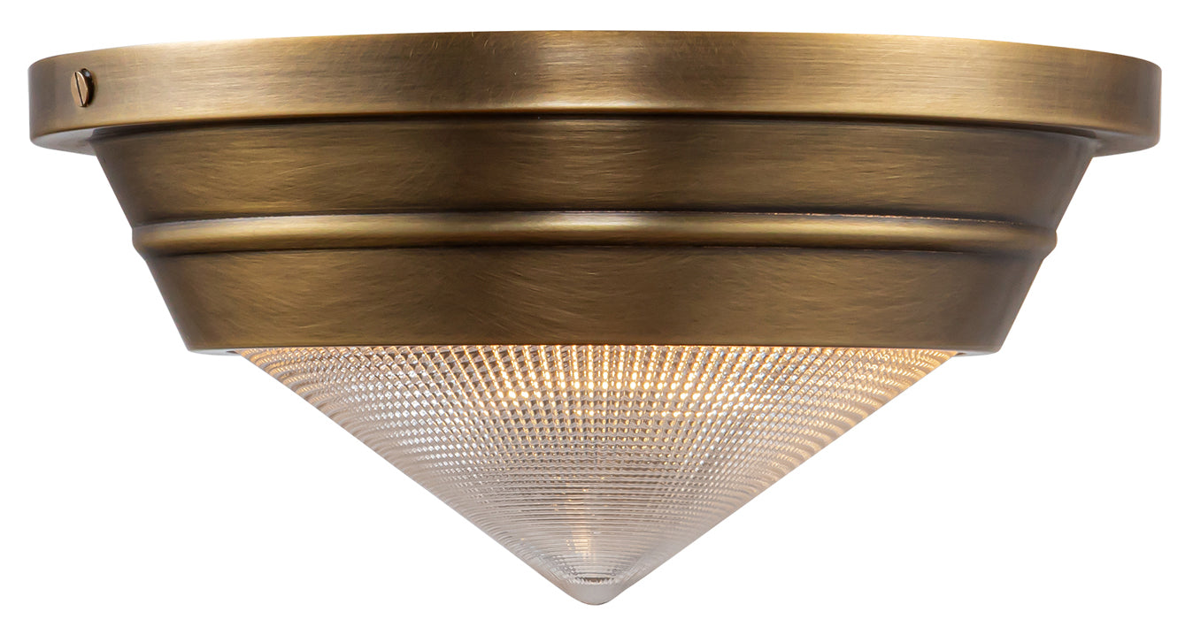 Alora Lighting FM348010VBPG Willard 1 Light 10.13 inch Flush Mount