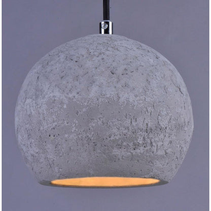 Maxim Lighting 12390GYPC Crete 1 Light 7 inch Gray Concrete Pendant Ceiling Light - Close-Up Detail