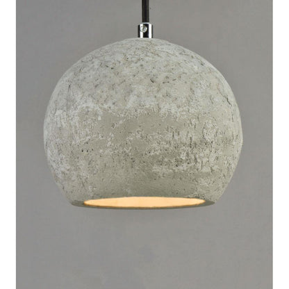 Maxim Lighting 12390GYPC Crete 1 Light 7 inch Gray Concrete Pendant Ceiling Light - Bottom Angle View