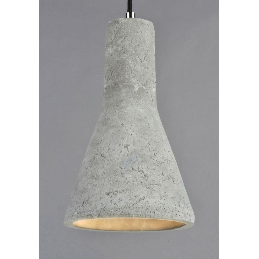 Maxim Lighting 12394GYPC Crete 1 Light Natural Gray Concrete Pendant - Close-up View