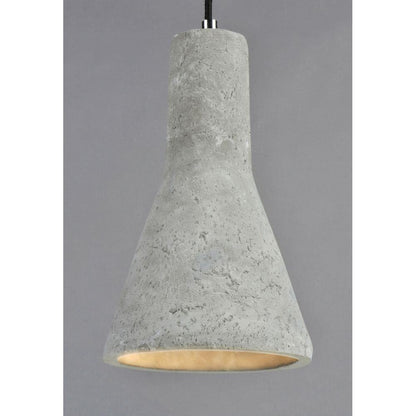 Maxim Lighting 12394GYPC Crete 1 Light Natural Gray Concrete Pendant - Close-up View