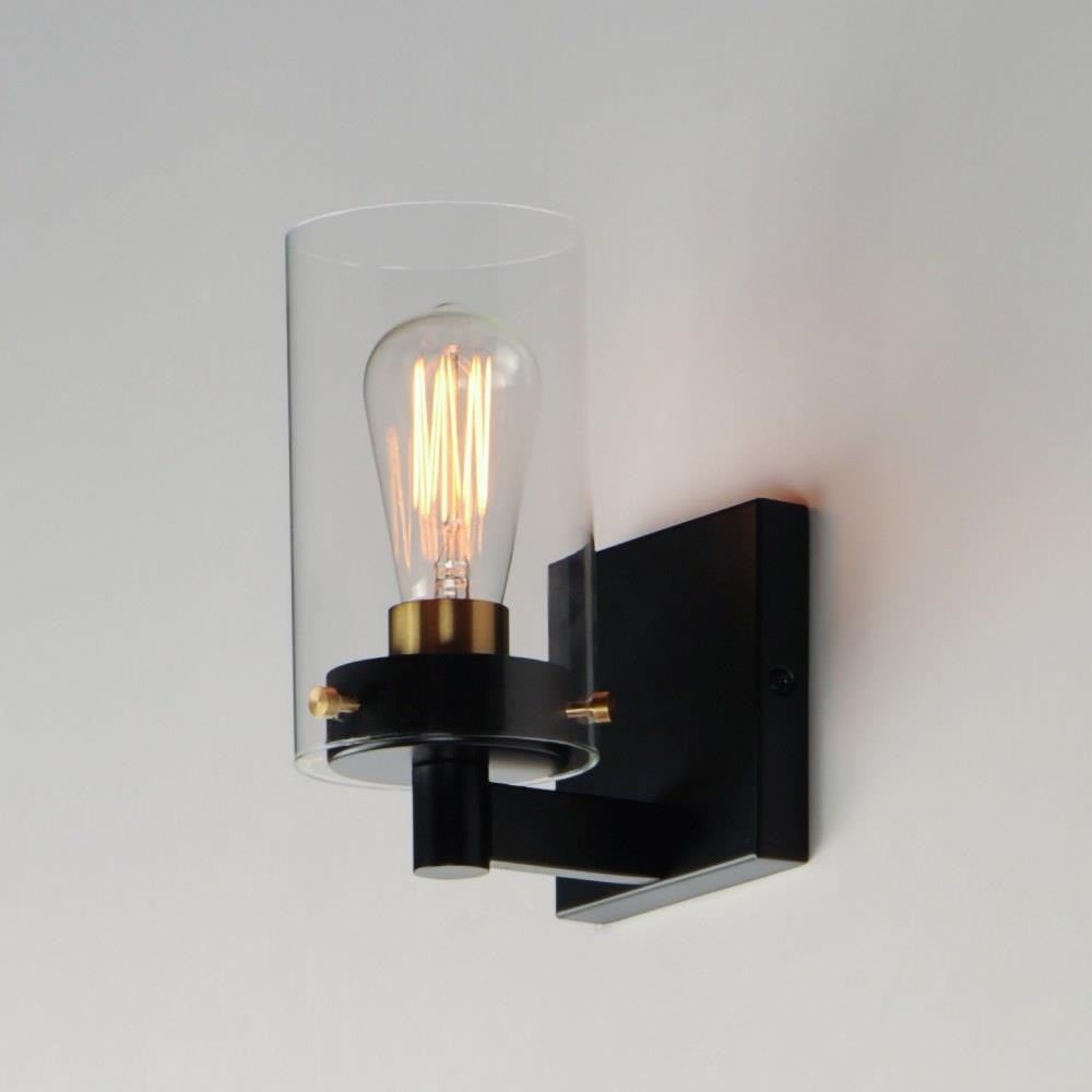 Maxim Lighting 12401CLSN Pinn Wall Sconce Lifestyle Angle View
