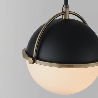 Maxim Lighting 12411SWSNSBR Duke Pendant Globe Close-Up Detail
