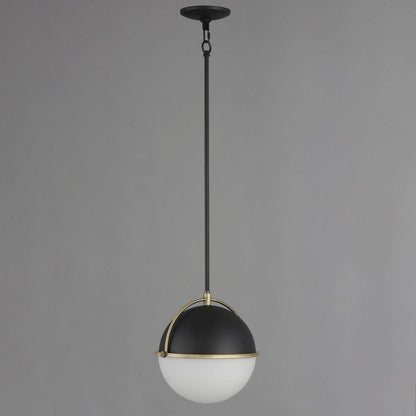 Maxim Lighting 12412SWSNSBR Duke 1 Light Pendant Ceiling Light - Full Hang View on Gray Background