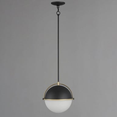 Maxim Lighting 12412SWSNSBR Duke 1 Light Pendant Ceiling Light - Side Angle View