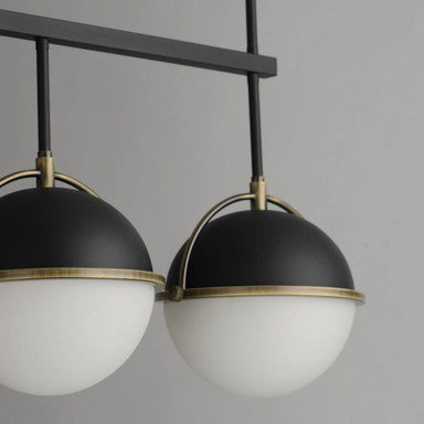 Maxim Lighting 12414SWSNSBR Duke 4 Light Linear Pendant - Close Up