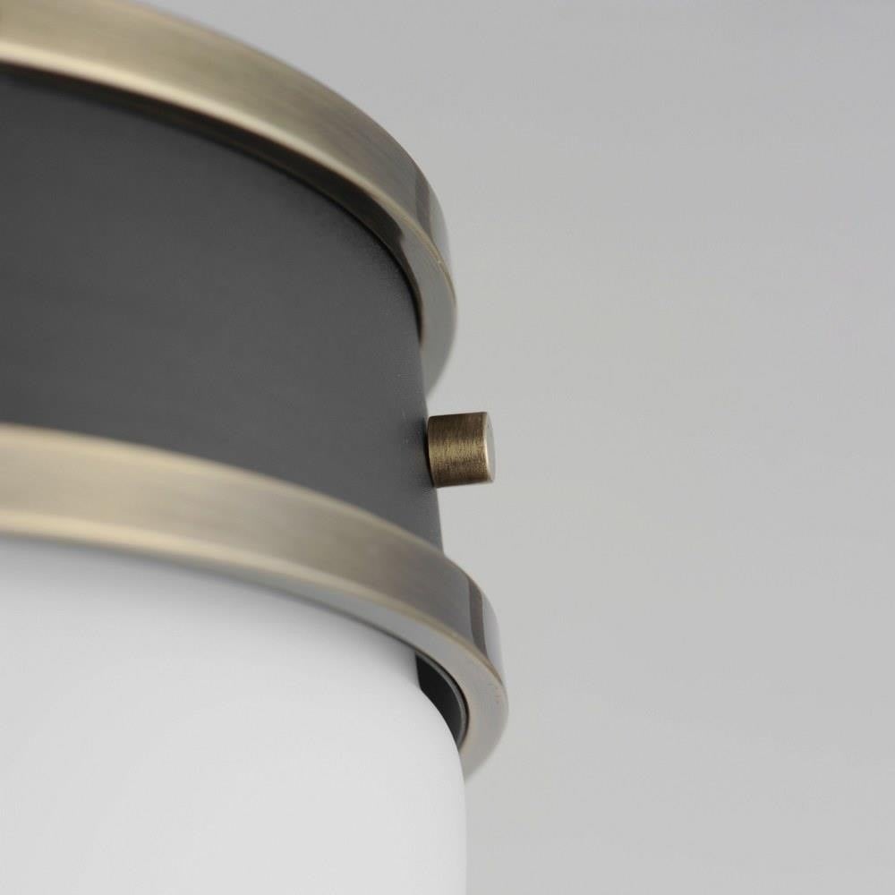 Maxim Lighting 12419SWSNSBR Duke Flush Mount Detail View