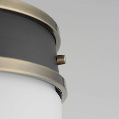 Maxim Lighting 12419SWSNSBR Duke Flush Mount Detail View