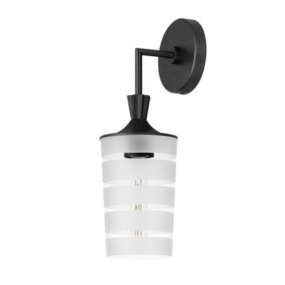 Maxim Lighting 12442CLFTBK Copacabana 1 Light 16 inch Black Outdoor Wall Light - Product Studio View