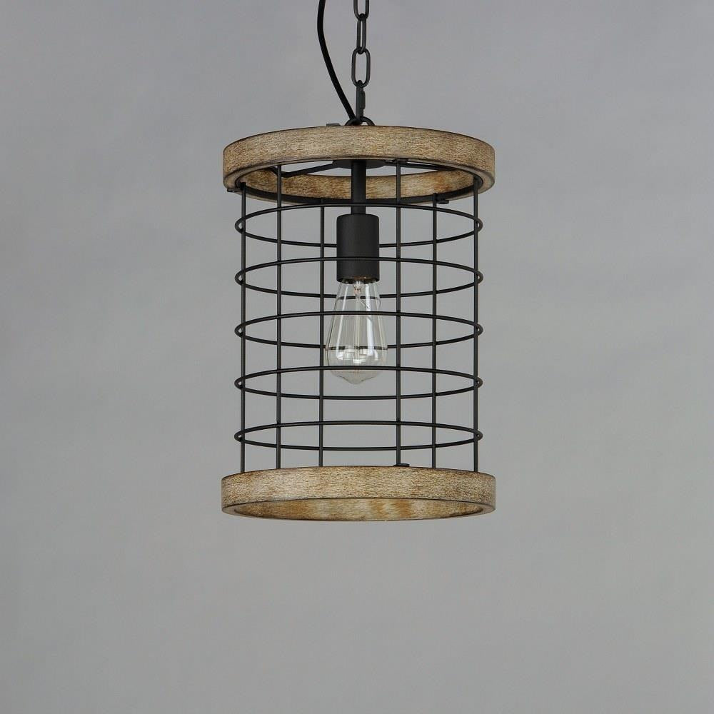Maxim Lighting 12519DWBK Homestead 1 Light Black Pendant Ceiling Light - Close Up