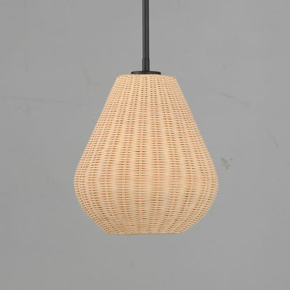 Maxim Lighting 12602NABK Maldives Pendant - Angled Close-up View