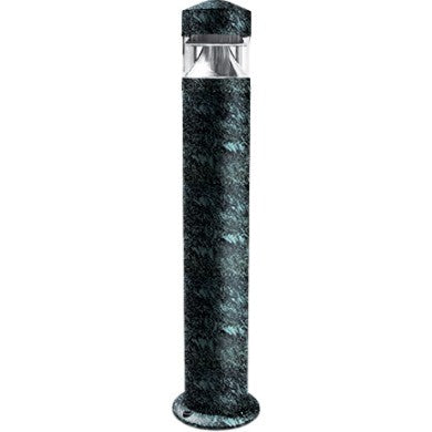 Dabmar Lighting D850-L12-40K-VG LED Bollard Light with Clear Lens, G24, Wattage 12W, Voltage 120V-277V, Color Temperature 4000K, Verde Green