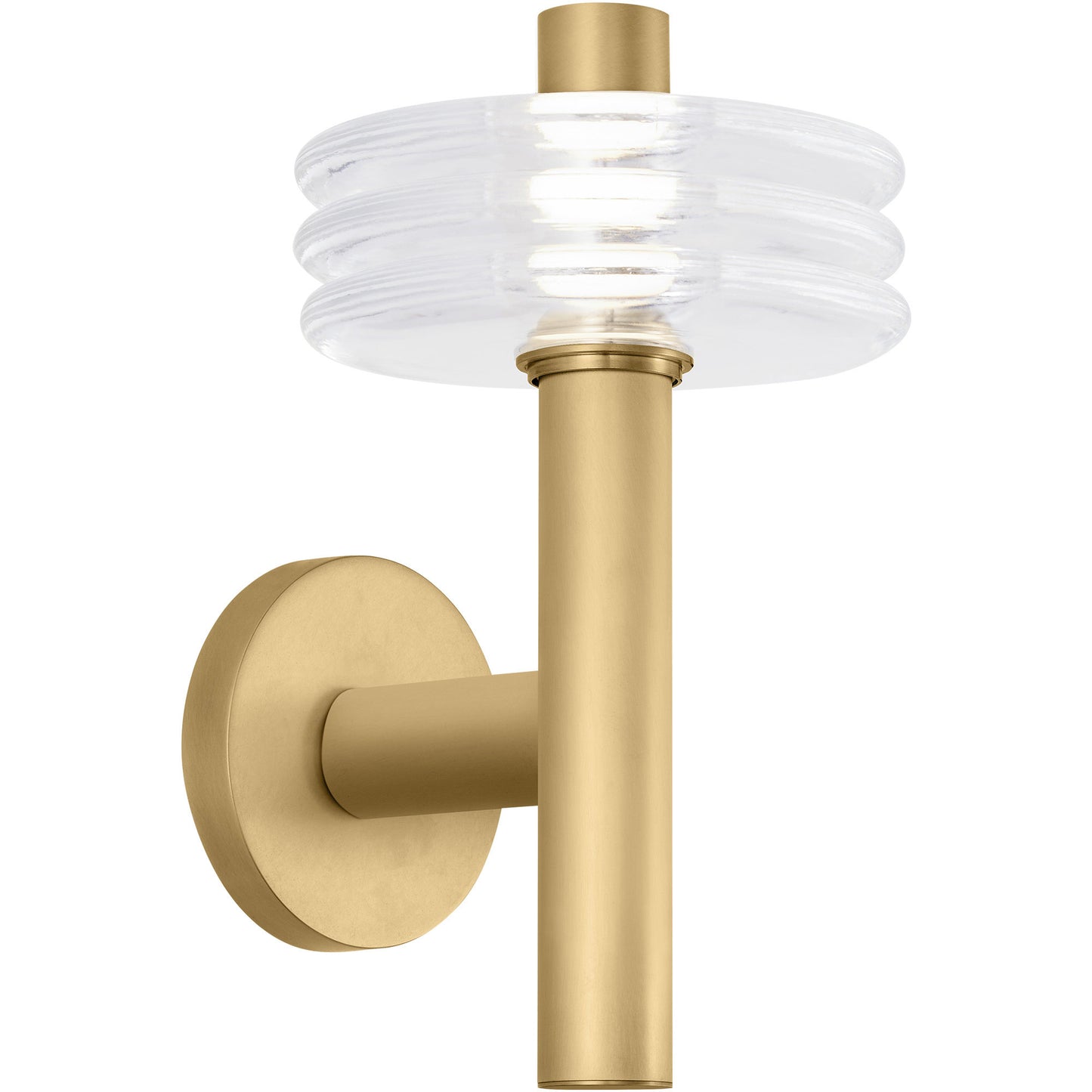 Visual Comfort Architectural KWWS21027CNB Modern Kelly Wearstler Laurel 1 Light 9.2 inch Natural Brass Wall Sconce Wall Light