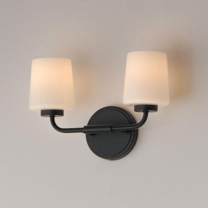 Maxim Lighting 12692WTPC Durham 2 Light 13.75 inch Polished Chrome Wall Sconce Wall Light - lifestyle detail view