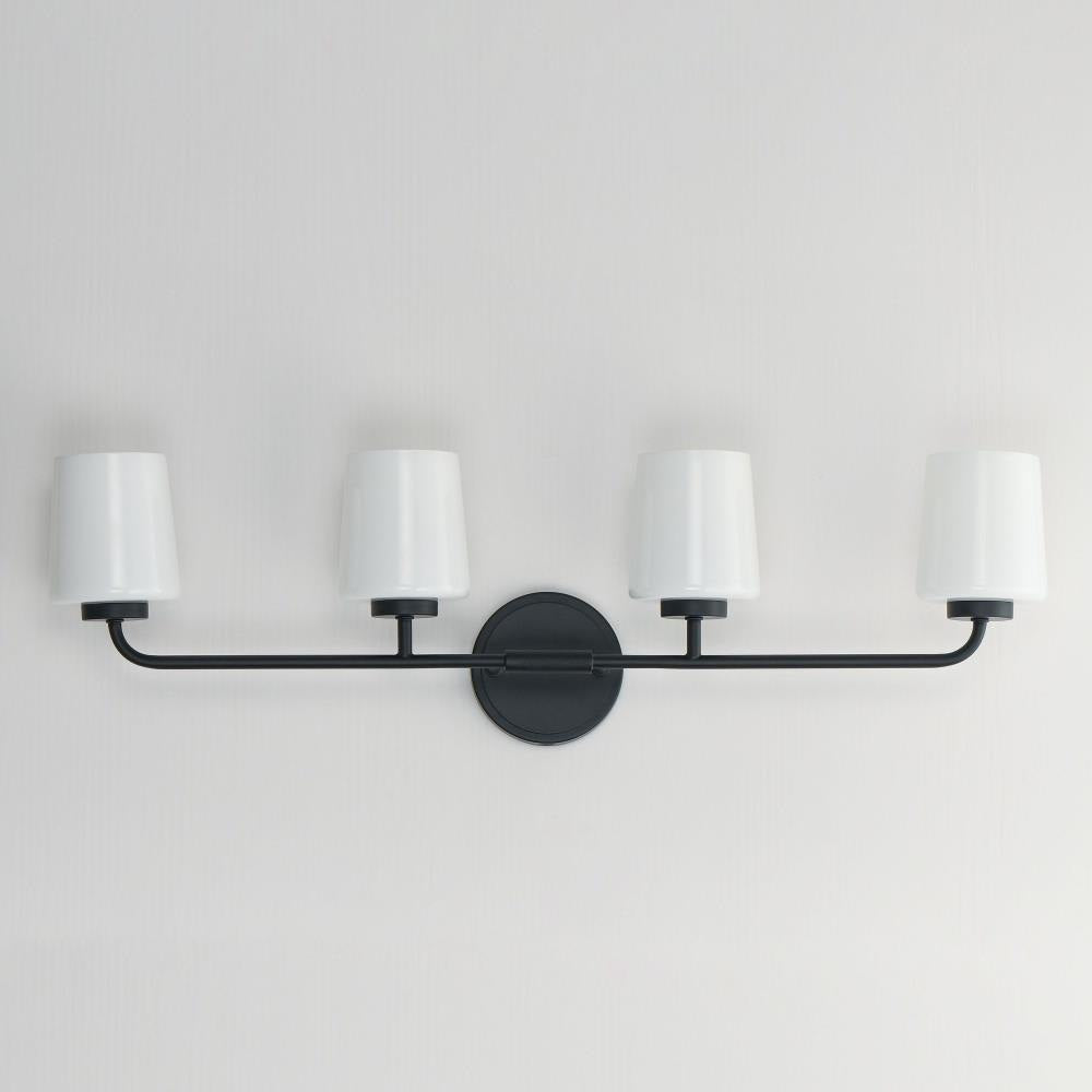 Maxim Lighting 12694WTPC Durham 4 Light Bath Vanity Wall Light - Lifestyle View