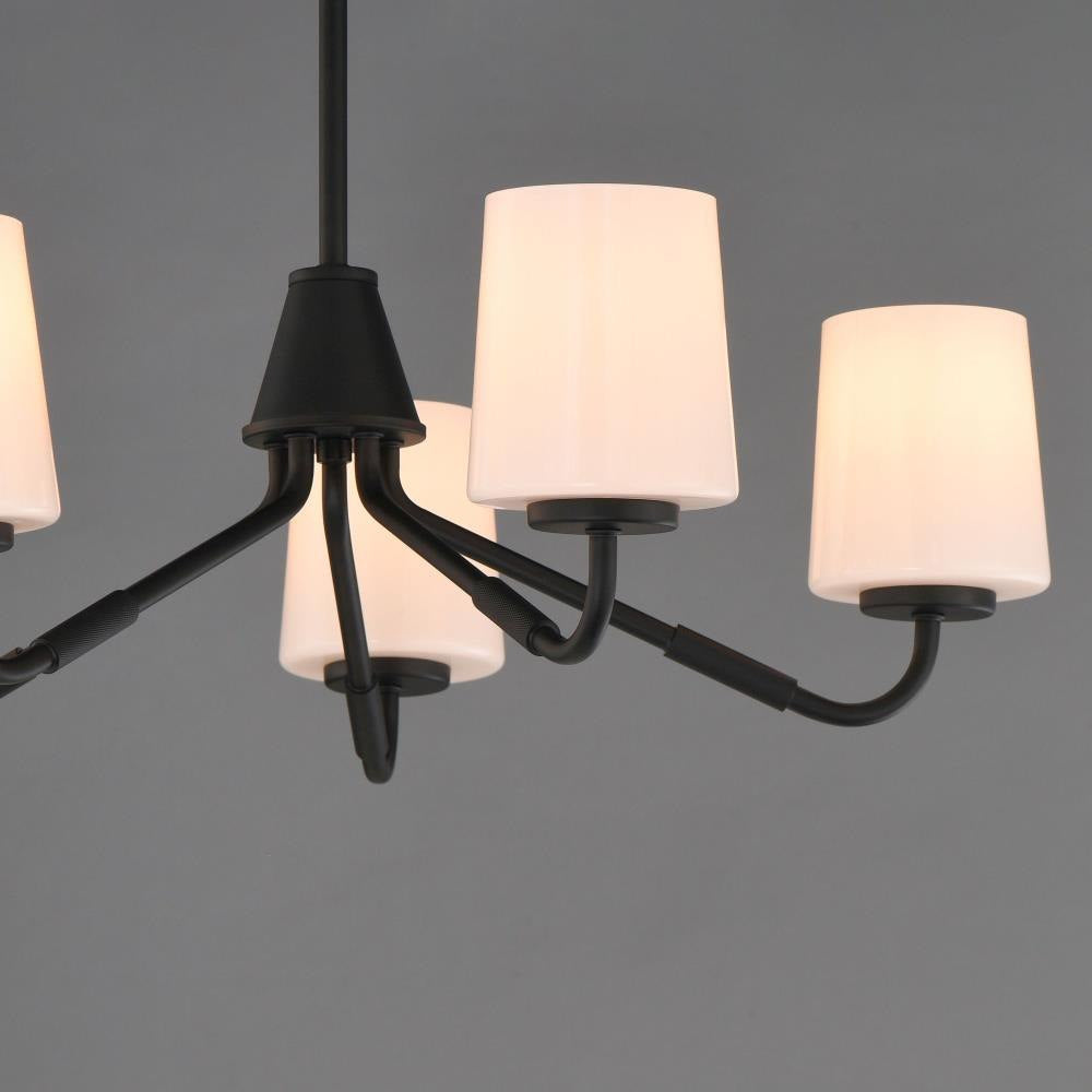 Maxim Lighting 12696WTNAB Durham 5 Light Chandelier Close-Up Detail View