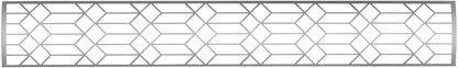 Infratech SS2D39 Dual Element Craftsman Motif Upgrade Kit For 39 Inches Heaters - Stainless Steel Color