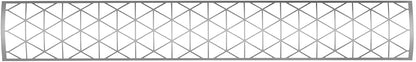 Infratech SS1D39 Dual Element Contemporary Motif Upgrade Kit For 39 Inches Heaters - Stainless Steel Color