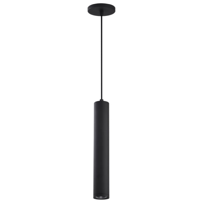 Nuvo 62-816 Century LED Pendant, Wattage 12W, Color Temperature 3000K, Matte Black, Voltage 120V