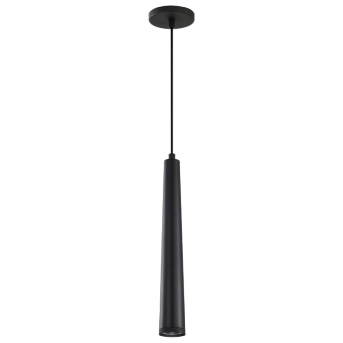 Nuvo 62-826 Melrose LED Pendant, Wattage 12W, Color Temperature 3000K, Matte Black, Voltage 120V