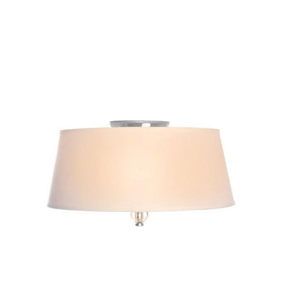 Maxim Lighting 12751WTPN Rondo 3 Light 15 inch Polished Nickel Flush Mount Ceiling Light