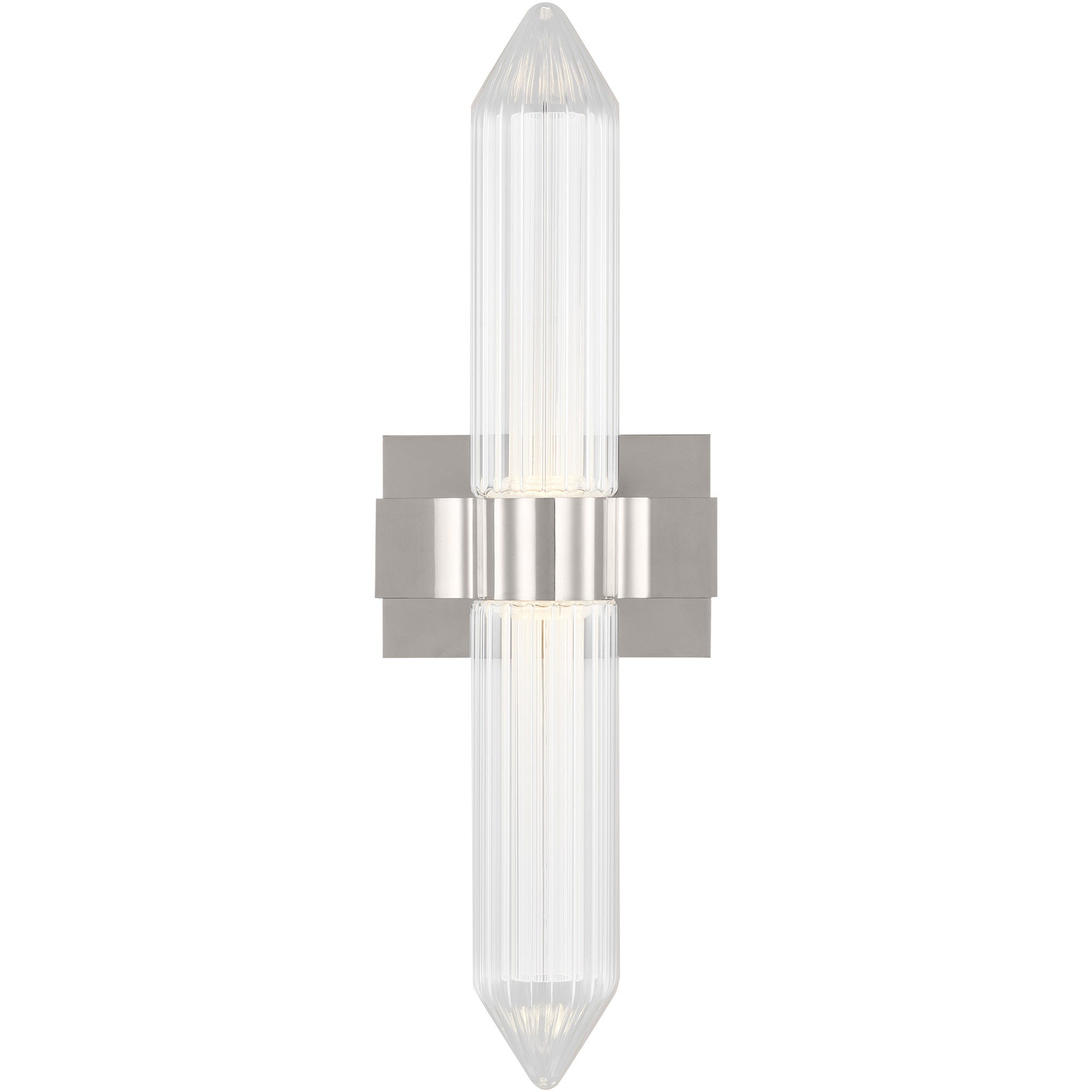 Visual Comfort Architectural 700BCLGSN23N-LED927 Langston 22.7" Polished Nickel Bathroom Vanity Light, Integrated LED 2700K