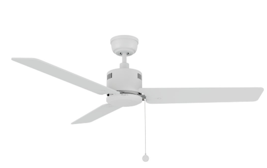 Carro USA CFP523E5-N20-W1-1 Apex Contemporary 52" Home Ceiling Fan, White Finish