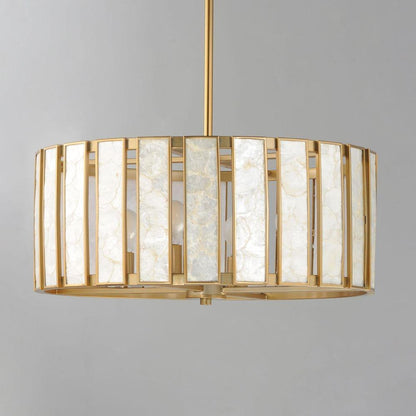 Maxim Lighting 12804CZNAB Miramar Pendant Ceiling Light Close-up Front View