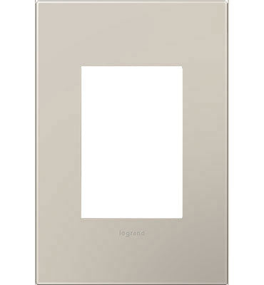 Legrand AWP1G3GG4 1-Gang Plus Screwless Decorative Wall Plate - Finish: Greige