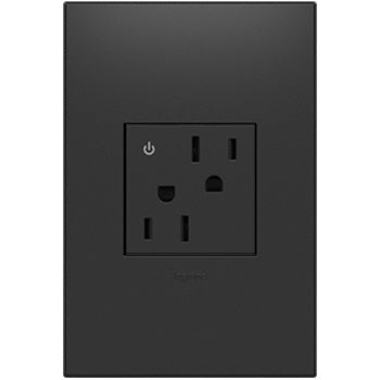 Legrand ARCD152G10 15A Tamper-Resistant Dual Controlled Outlet - Finish: Graphite
