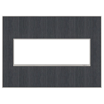 Legrand AWM3GRG4 3-Gang Screwless Wall Plate - Finish: Rustic Grey