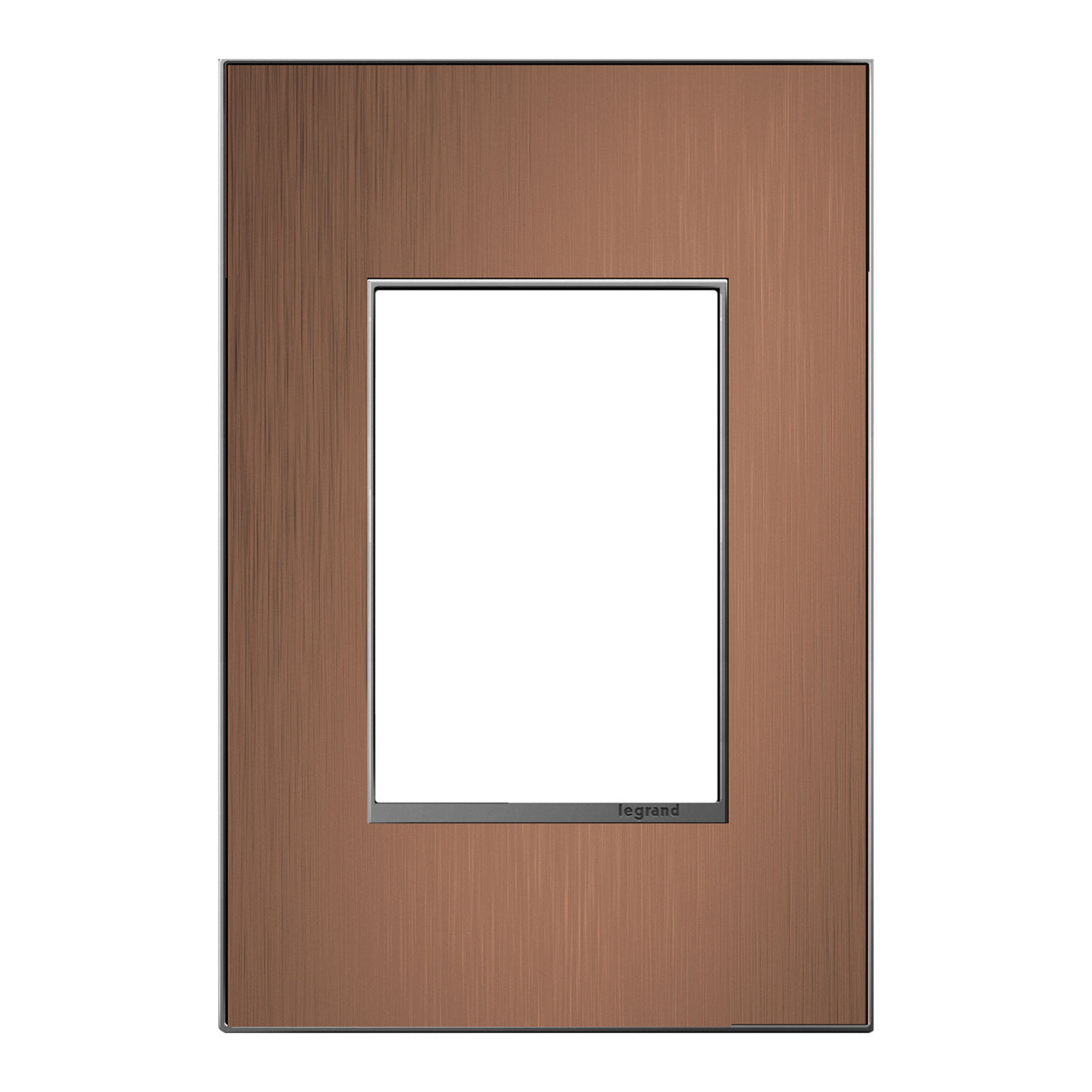 Legrand AWM1G3CU4 1-Gang Plus Screwless Wall Plate for Designer Switches and Outlets - Finish: Copper