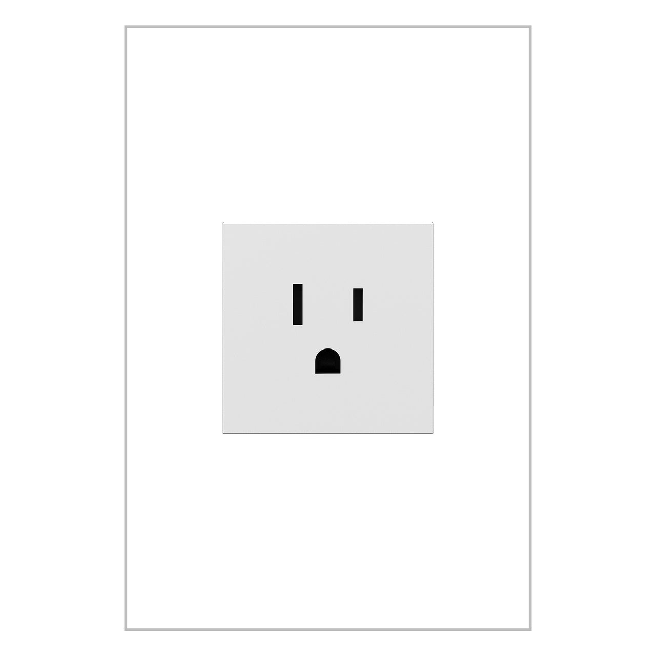Legrand ARTR151W10 15A Single Tamper-Resistant Outlet - Finish: White