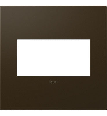 Legrand AWP2GBR4 2-Gang Screwless Wall Plate - Finish: Bronze