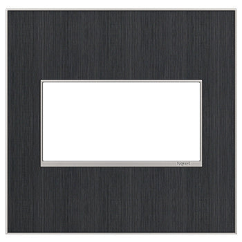 Legrand AWM2GRG4 2-Gang Screwless Wall Plate - Finish: Rustic Grey