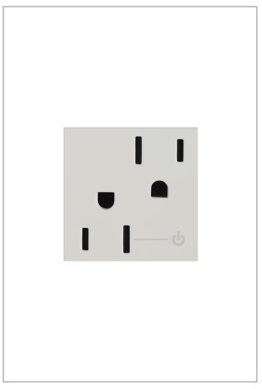 Legrand ARCH152W10 15A Tamper-Resistant Half-Controlled Wall Outlet - Finish: White