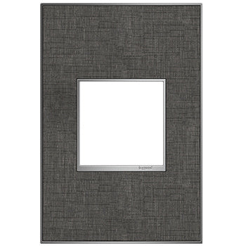 Legrand AWM1G2SL4 1-Gang Screwless Wall Plate - Finish: Slate Linen