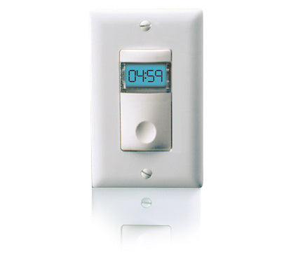 Wattstopper TS-400-B Digital Time Switch 120/277VAC 800W Ballast Black Timer Switch