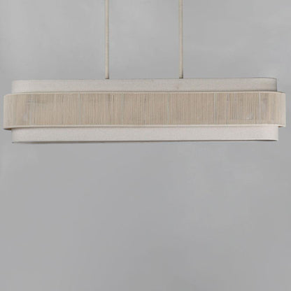 Maxim Lighting 12815OFNAB Seacliff linear pendant side view