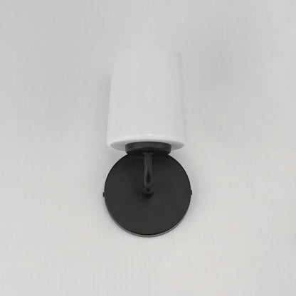 Maxim Lighting 12891WTSN Durham 1 Light 9.25 Inch Satin Nickel Wall Sconce - Front View on Wall